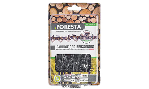 «Цепь к бензопиле Foresta» товара: «Бензопила цепная Foresta FA-40S + 2 масла + цепь» - фото №4 Характеристика товара «Цепь к бензопиле Foresta» - фото №4